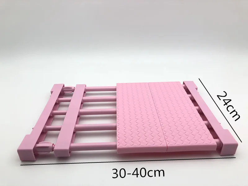 Storage Shelf YS073 Регулируемый шкаф, органайзер для хранения полка настенные комод ручной работы/одежда/Держатели для кухни стойки пластиковый слой/разделители кухня полки - Цвет: Storage Shelf YS073