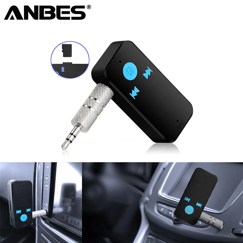 2 шт. авто Bluetooth Динамик Приемник 3 в 1 Беспроводной 4 0 USB адаптер 5 мм аудио разъем TF