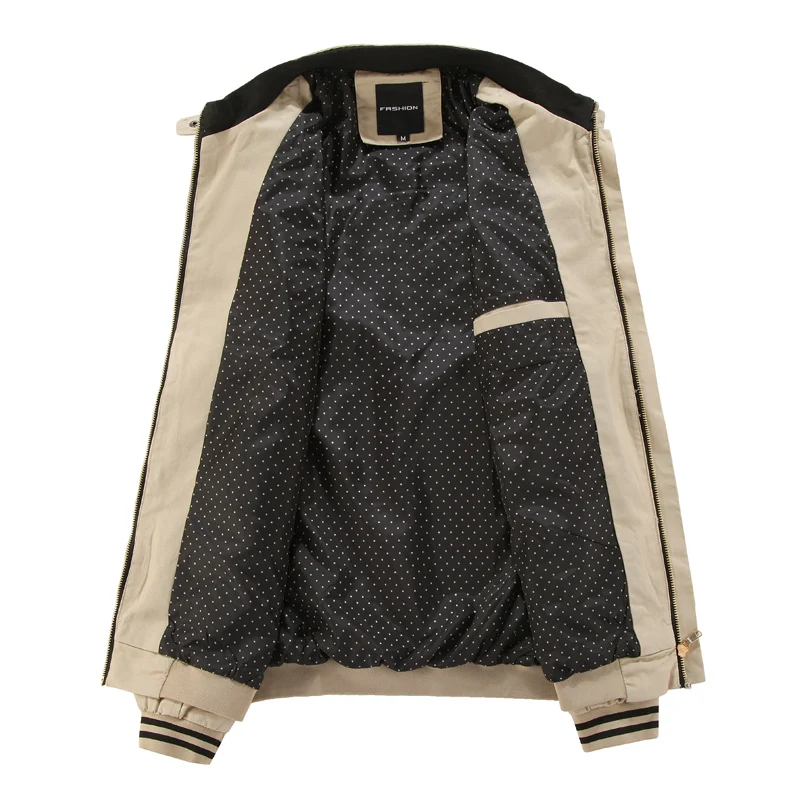 2019 на осень-зиму куртка мужская повседневная однотонная хлопковая футболка для