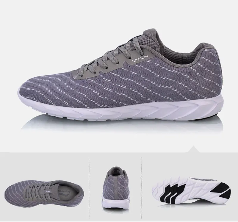 Li-Ning, мужские Базовые беговые кроссовки, моно пряжа, дышащая подкладка, светильник, кроссовки, спортивная обувь для фитнеса, ARBN013 XYP688