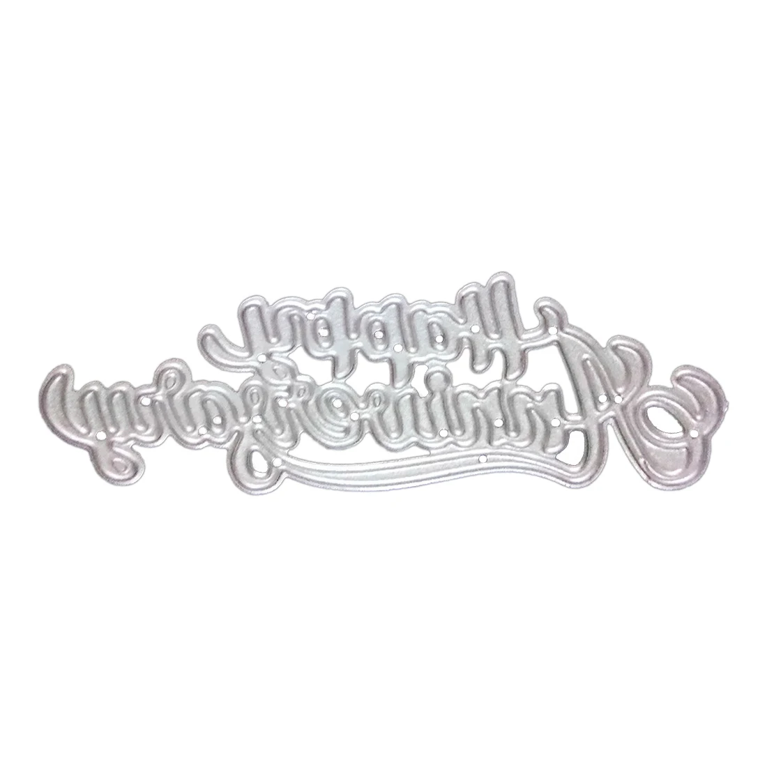 SDR Happy anniversary трафареты для резки металла DIY Скрапбукинг/фотоальбом Декоративные