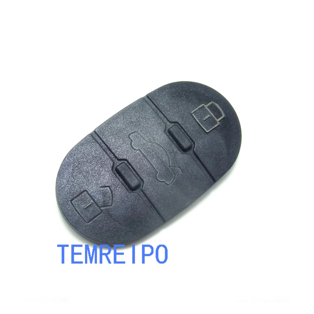 

2pcs/lot 3 button replacement key button pad for Audi key