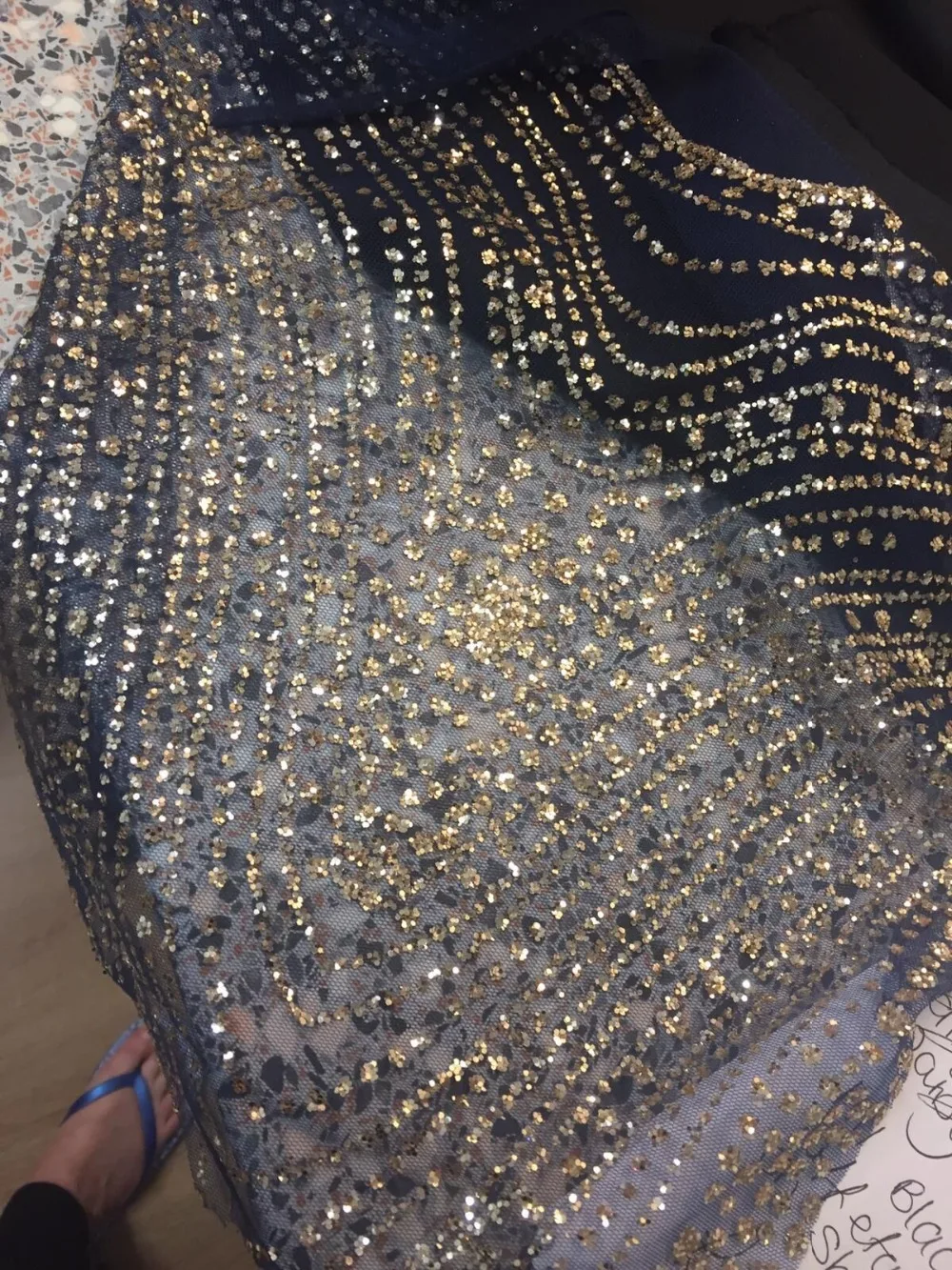 Модная фатиновая вышивка французская сетчатая кружевная ткань с приклеенными