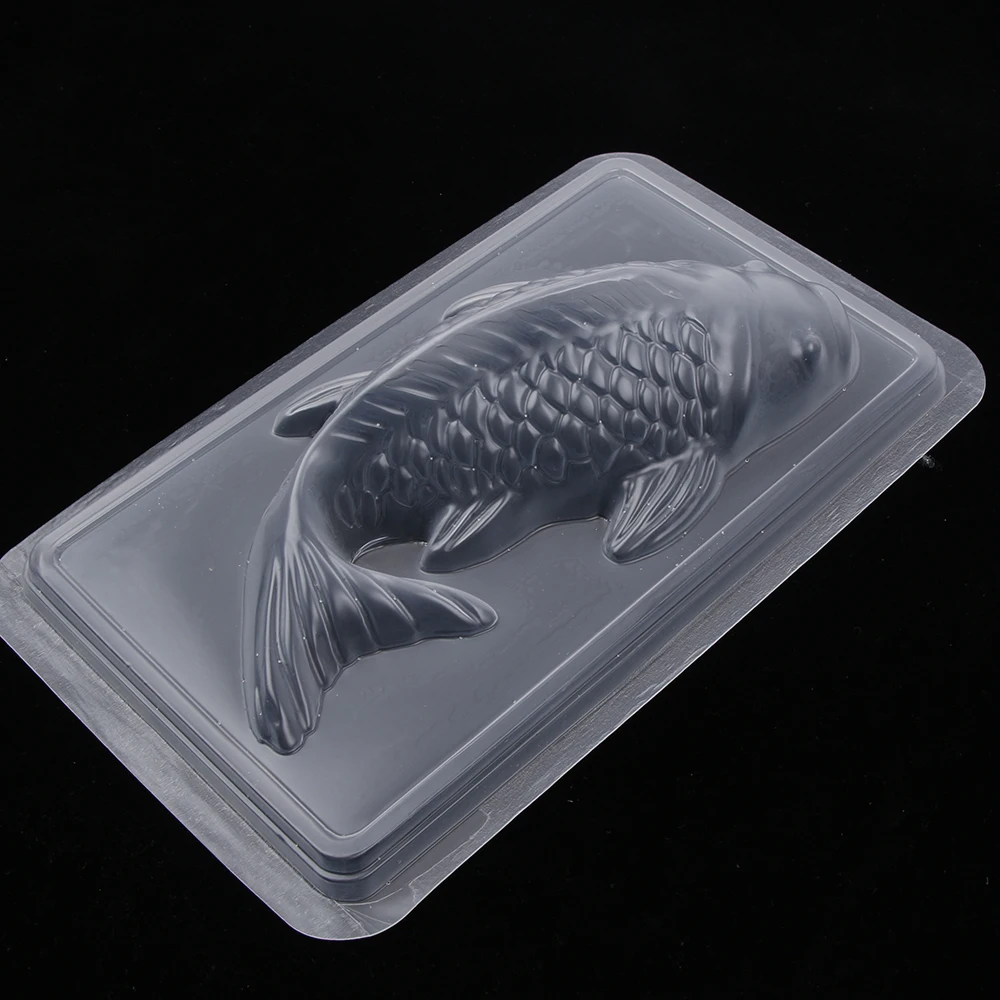 3D форма рыбы пластиковый торт шоколадный желе Sugarcraft Плесень Форма для риса DIY украшения торта формы выпечки декоратор инструмента
