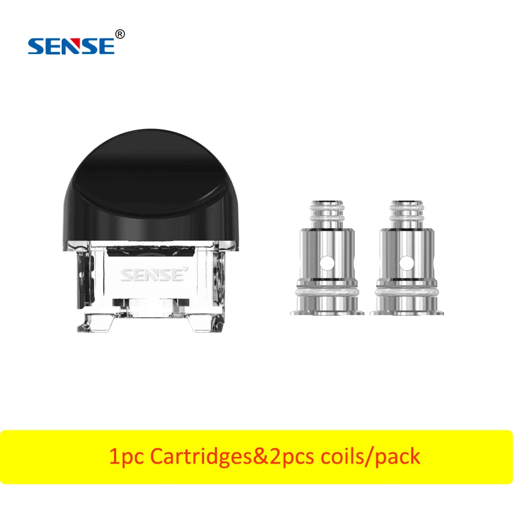 Оригинальный Sense Orbit Pod картридж 2 5 мл с шт repalcement 1.1ohm катушка подходит Sensetech pod
