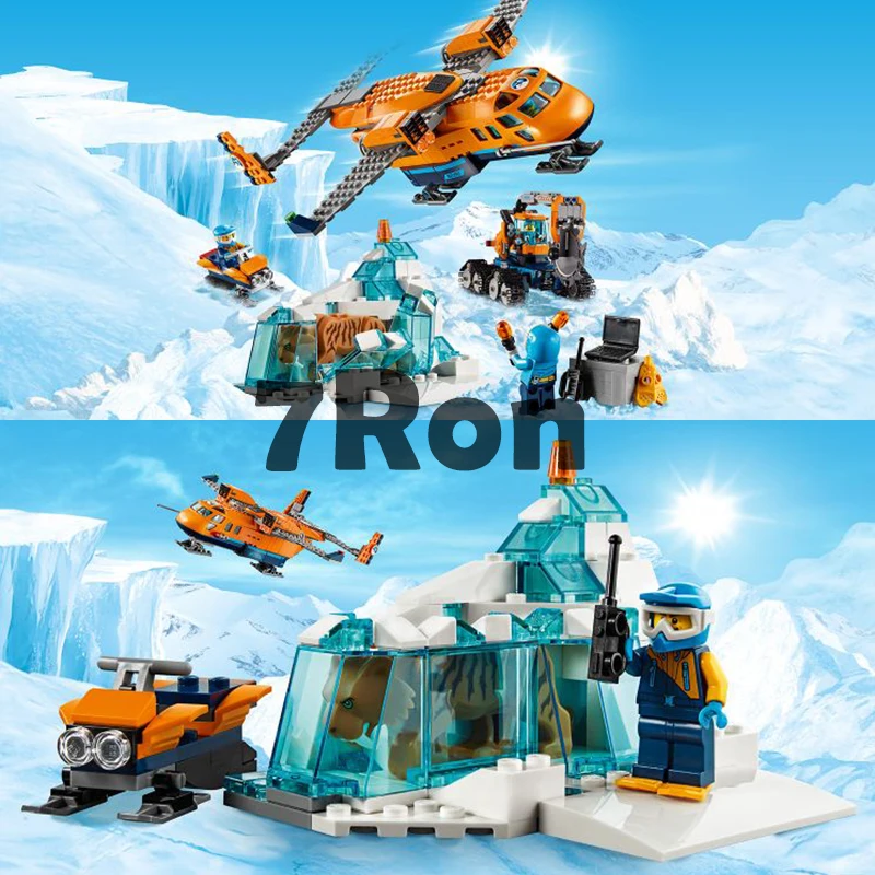 02112 Совместимость с лего City 60196 Arctic питания план модель здания игрушки хобби