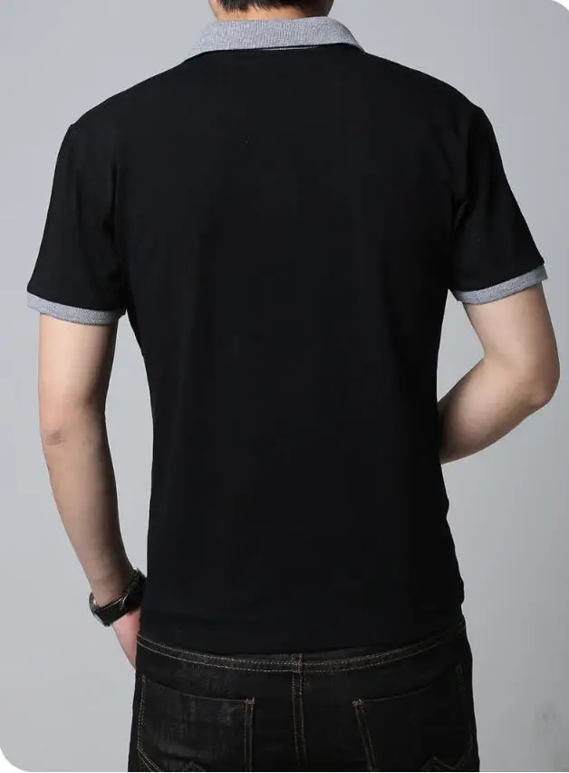 Мужская рубашка Поло хлопок 2020 мужская летняя брендовая одежда высокое качество