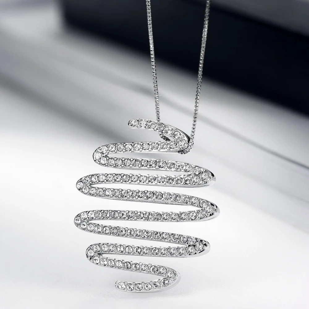 Neoglory модное ожерелье со стразами серьги ювелирный набор рождественский подарок