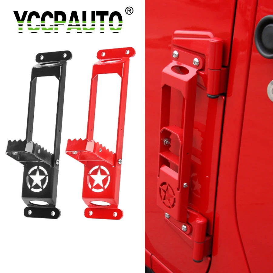 YCCPAUTO Φ Peg Rest аксессуары из твердой стали для Jeep Wrangler JK 2007 2017 автостайлинг внешние