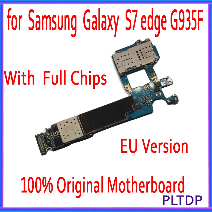 Европейская версия официальная материнская плата для телефона Samsung Galaxy S7 edge G935F