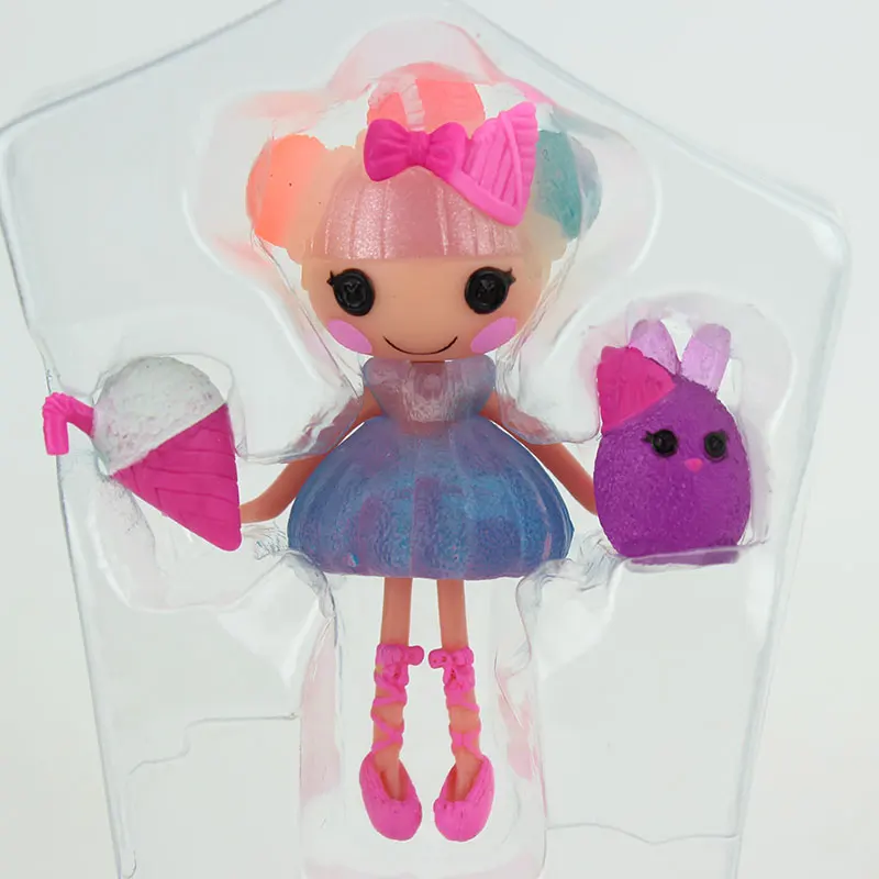 3 дюймов MGA куклы Lalaloopsy с аксессуарами, мини куклы для девочки игрушка театр свой уникальный стиль
