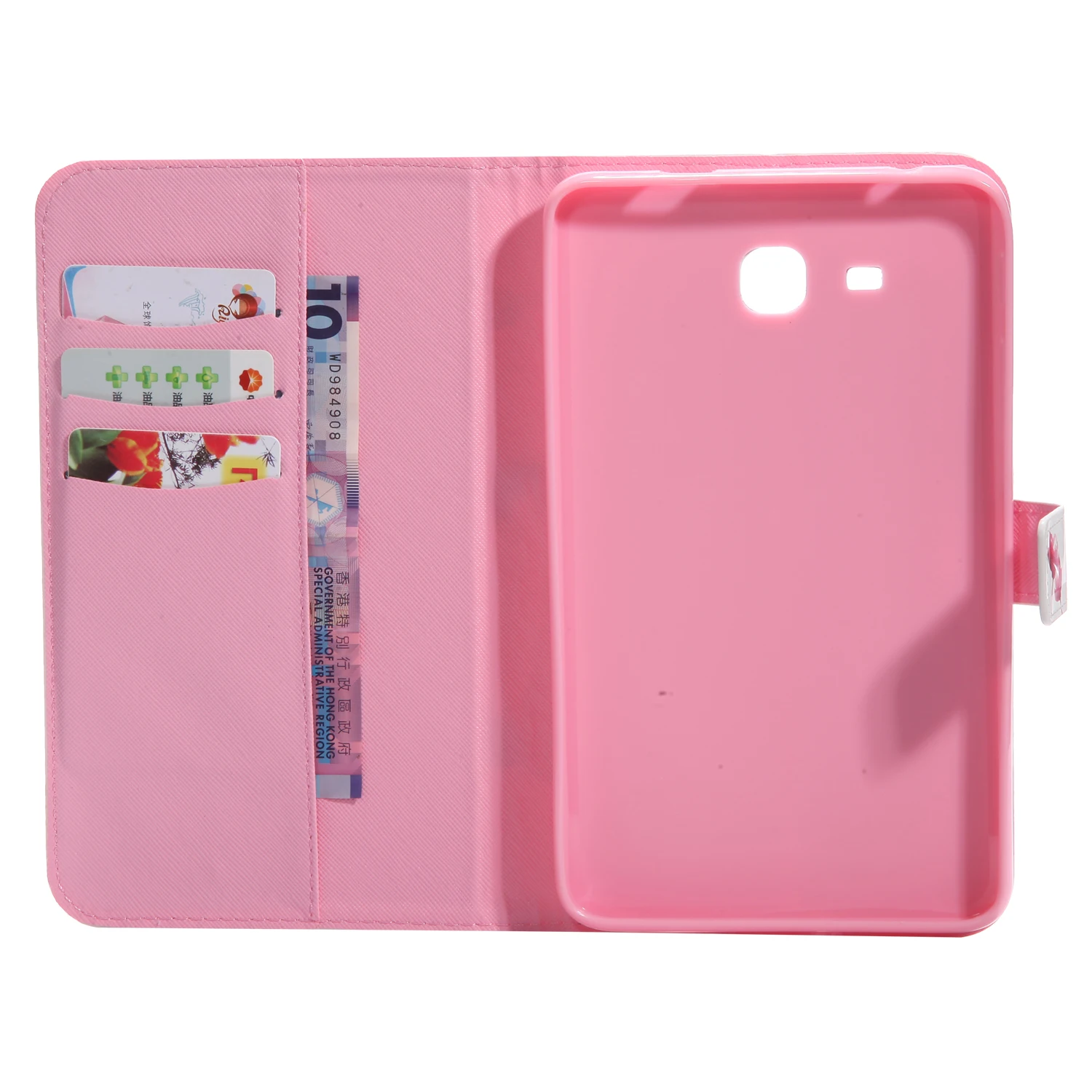 New Casual 3D Painted Cases For Samsung Galaxy T280 SM-T280 Ultra Slim Magnetic PU Flat Cover Animal prints Tablets Floral Case |