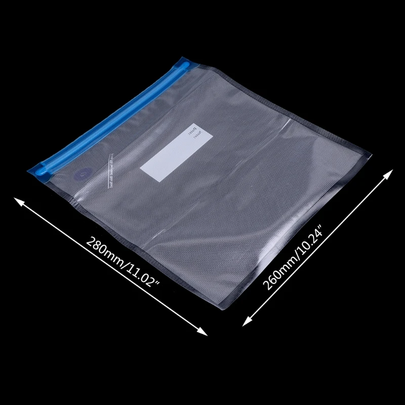

Reusable Vacuum Storage Transparent Bag Kitchen Food Space Saver Vacuum Sealer Bag Seal Organizer Home Use Storage Bags 30x34cm