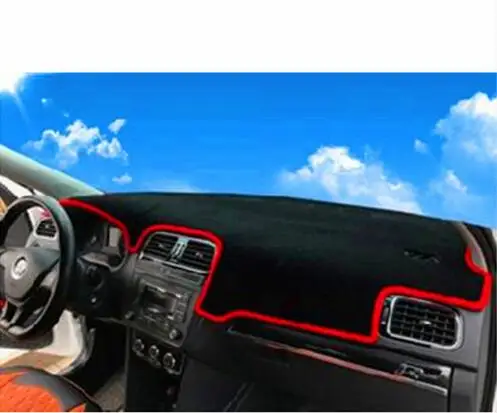 TAIJS левый руль автомобиля приборной панели Крышка коврик для Skoda Superb 2016 2018 модный