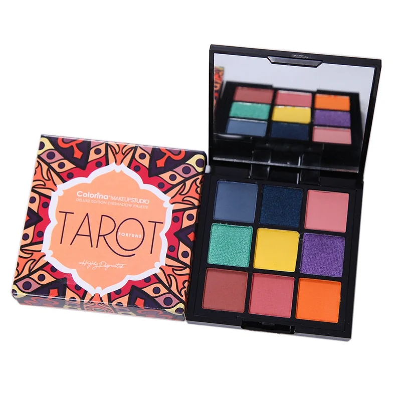 9 видов цветов мерцающие тени для век Палитра Водонепроницаемый земля теплый