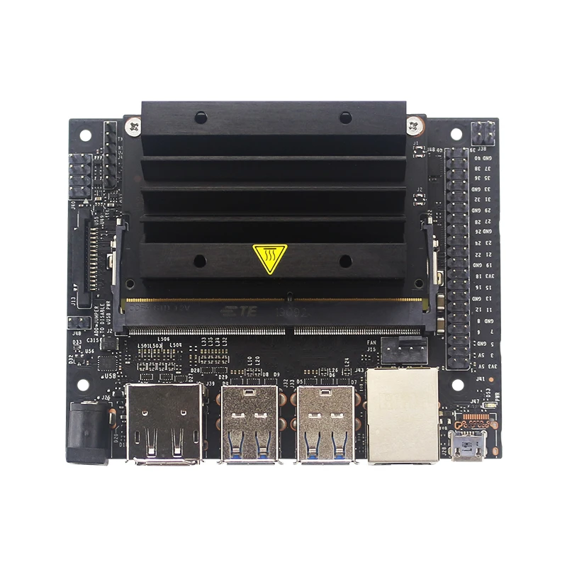 NVIDIA Jetson нано Комплект разработчика для искусственного интеллекта AI вычислительная Процессор 4 Гб 64 бит LPDDR4 | акриловый Чехол | Вентилятор охлаждения