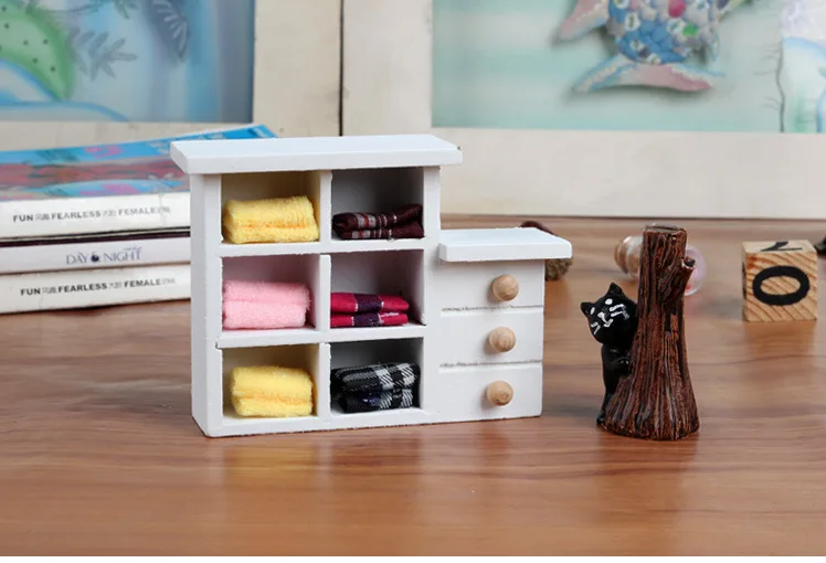 Деревянный шкаф для дома 1 шт. модный ящик хранения органайзер поделки держатель