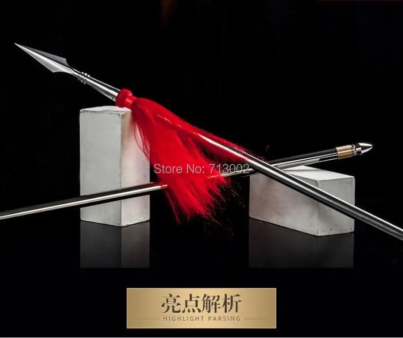 Тренировочная насадка WuShu копье из тонкой стали|steel spear|steel long swordsteel sword |