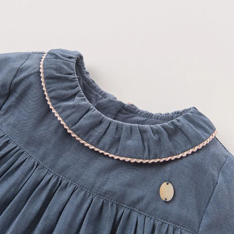 DB5618 dave bella/осеннее платье для маленькой девочки на свадьбу день рождения детская