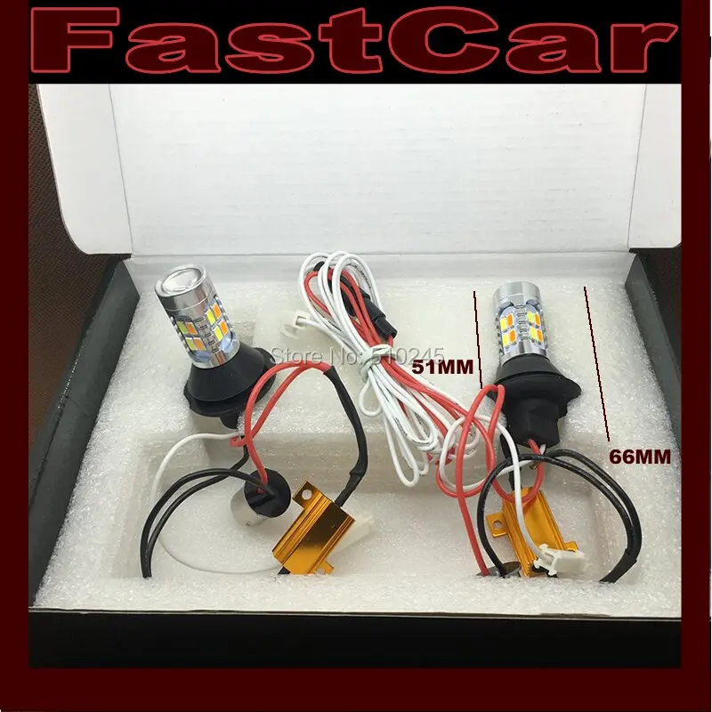 Ba15s 1156 двухцветные 20 SMD 5730 белый/янтарный S25 BA15S светодиодный лампы для передних