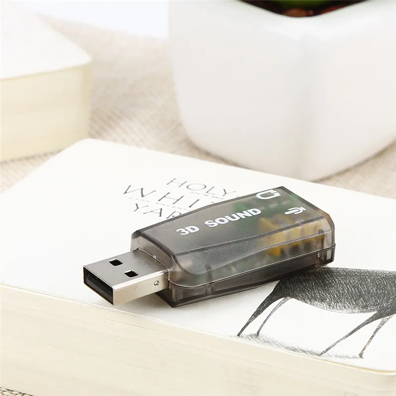 Внешняя звуковая карта Centechia 7 1 USB 3D адаптер для ПК настольного компьютера