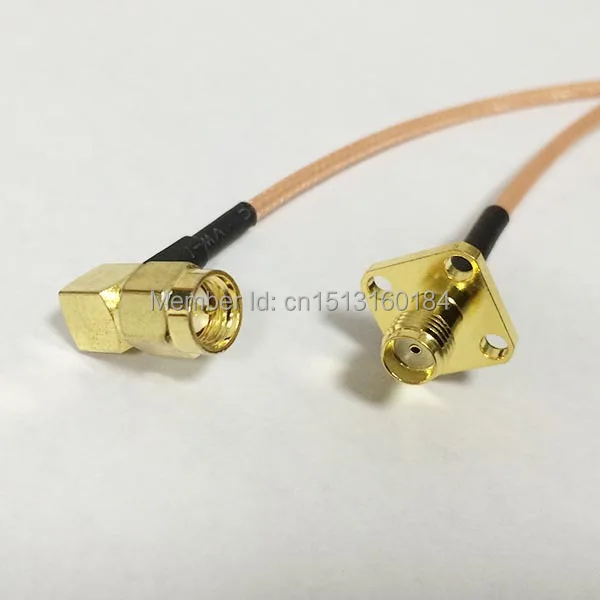 Новый модем Connexion кабель SMA штекер правый угол к Гнездовой разъем панели RG316 15 см