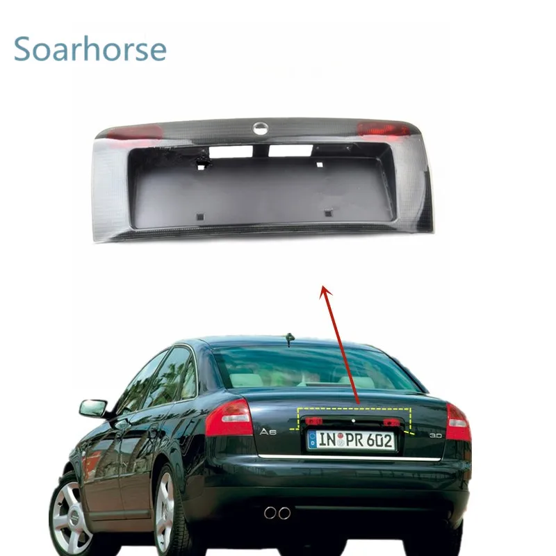 Для Audi A6 C5 1998-2004 задняя дверь номерного знака фары рамка номерного знака Лампы крышка Держатель