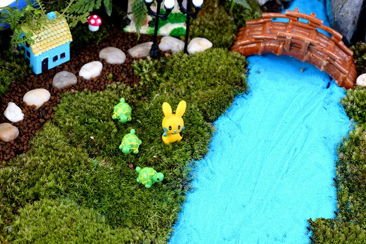 2 шт. черепаха ремесленные изделия украшения миниатюрюра микро пейзаж симулятор