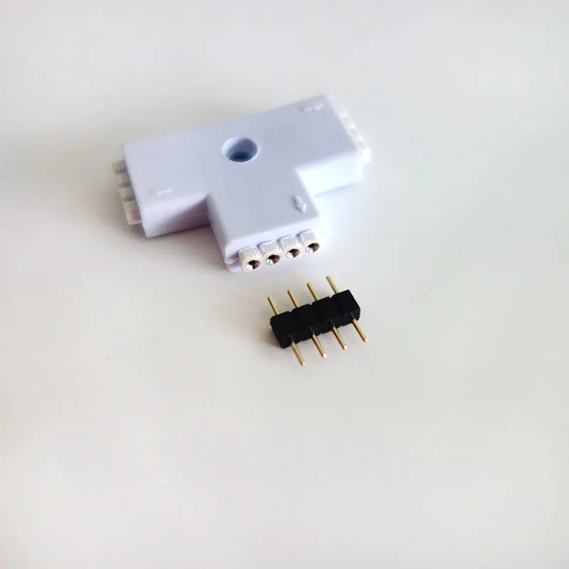 X Т &quotL&quot Форма 4 Pin гнездовой разъем для 3528 5050 RGB Светодиодные ленты|Соединители| |