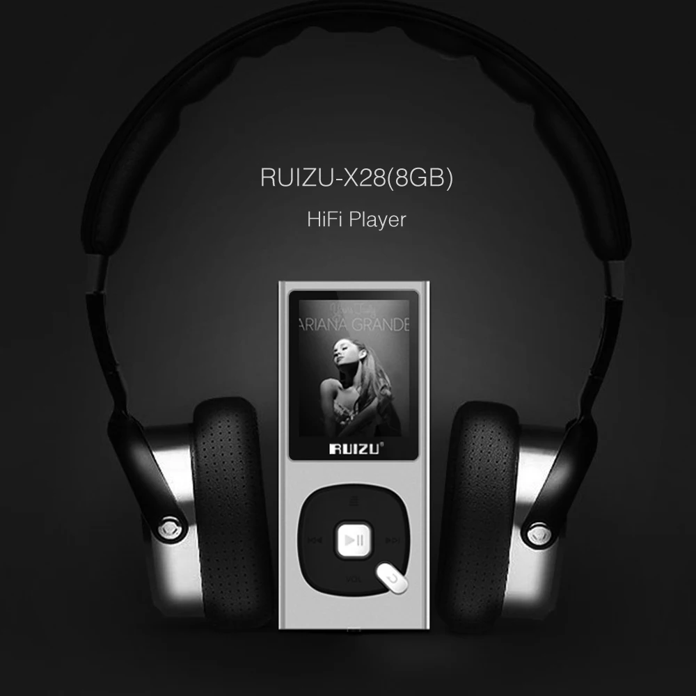 MP3 плеер ruidu X28 8 Гб MP3/WAV/APE/WMA/FLAC высокое качество звука без потерь Музыкальный плеер с fm-рекордером Поддержка TF карты