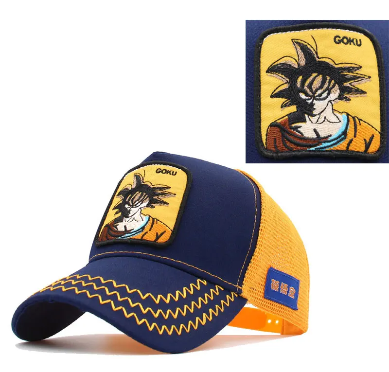 Аниме Dragon Ball Vegeta Мужская бейсболка для мужчин и женщин Высокое качество Snapback Gorras Casquette trucker сетчатая Кепка папа шляпа хип-хоп