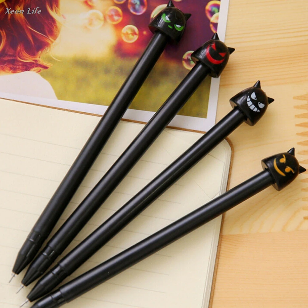 Новинка 2017 1 шт. 16 см Прекрасный модный дьявол нейтральная ручка подарок