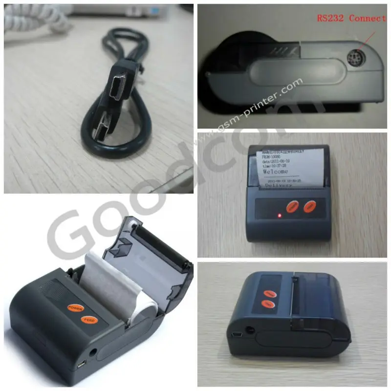 Дешевый 58 мм POS bluetooth Термопринтер для чеков Поддержка Android и IOS Бесплатный SDK