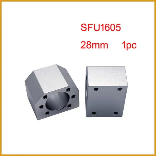 Sfu1605 шариковая гайка Корпус кронштейн держатель для SFU1605 алюминиевый сплав Материал для 1605 шариковый винт