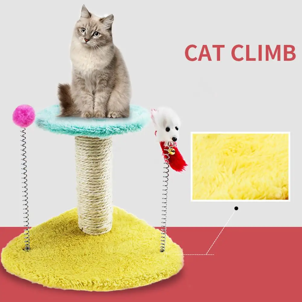 Игрушки для кошек кошачье дерево деревянная скалолазание рамка с мышкой волос