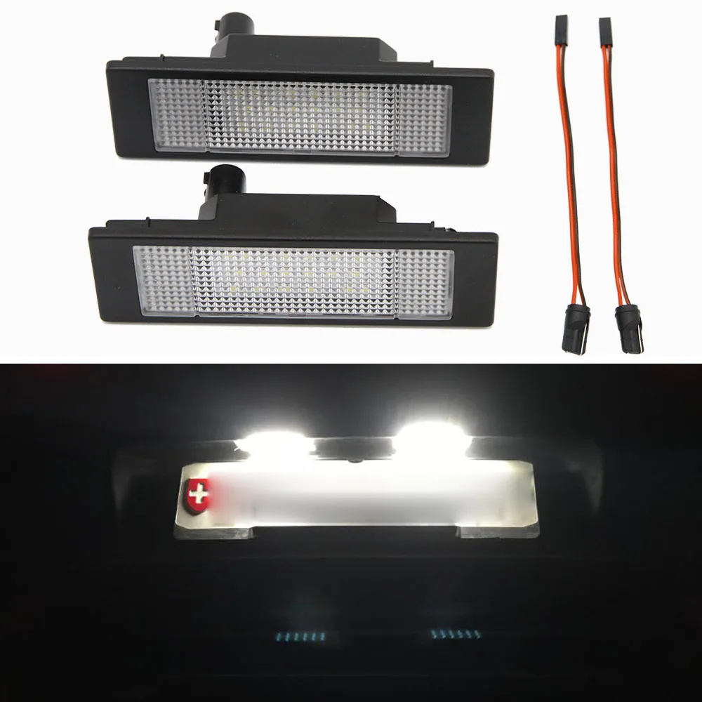 2 шт. светодиодный светильник номерного знака для Alfa Romeo 156 Benzina 159 166 147 Bz/Ds GT Brera Coup