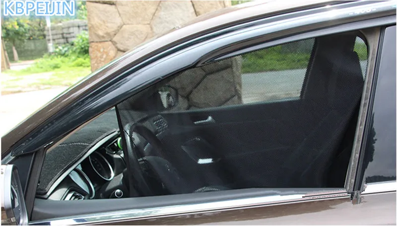 

4pcs Car Side window sunshade Magnetic curtain Sticker for Buick regal excelle encore lacrosse emblem rendezvous Accessories