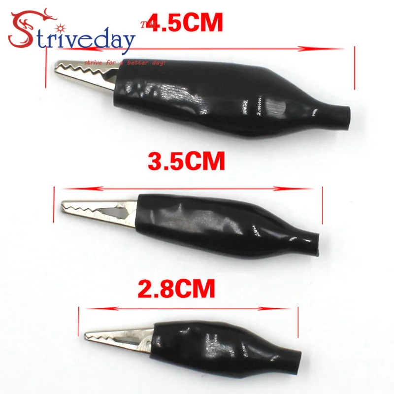 10 шт./лот Красный Черный Средний 35 мм охраны окружающей среды медные зажимы типа