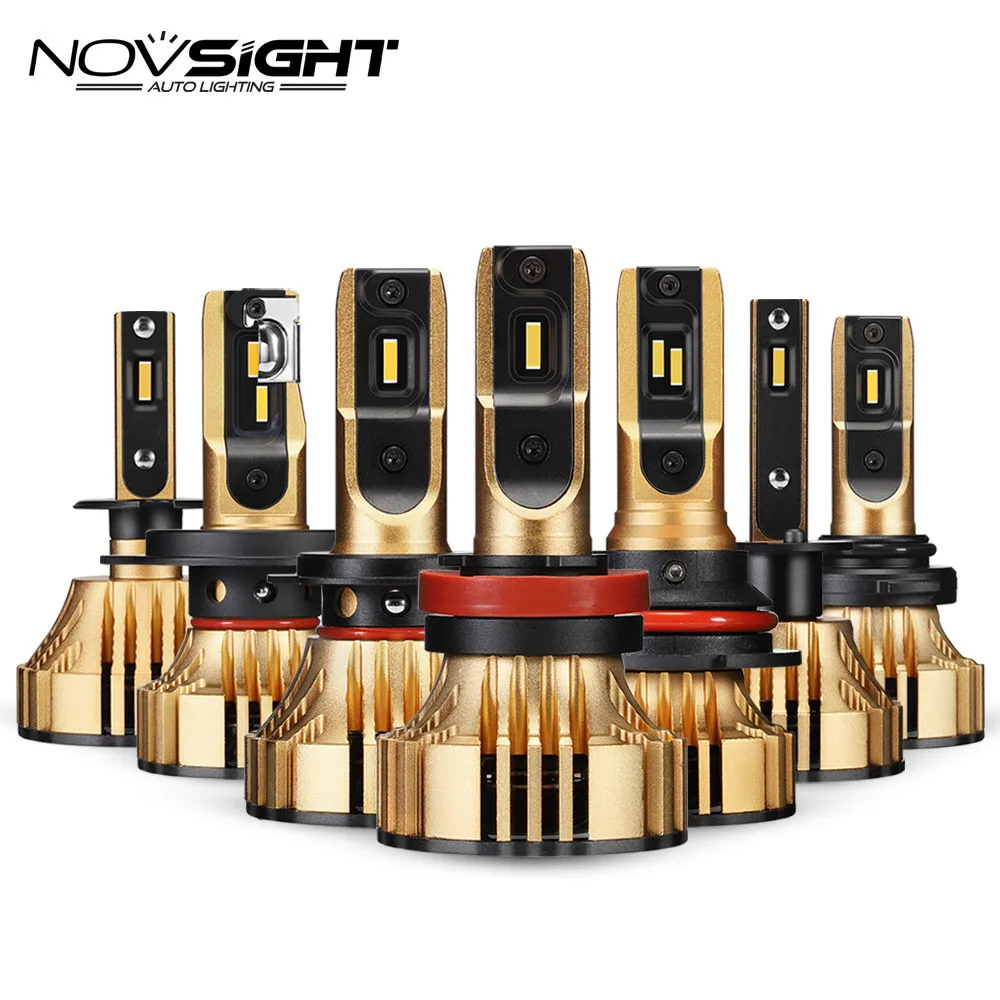 Novsight H7 светодиодный H4 H11 H8 HB3 9005 HB4 9006 Автомобильный лампы для передних фар 72W фары