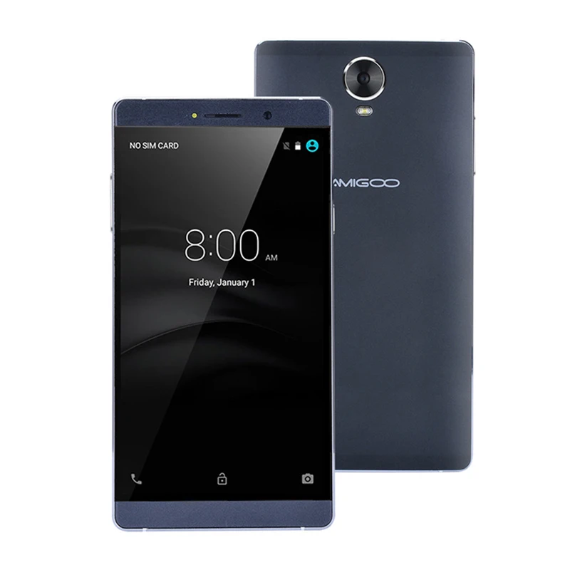 Amigoo M1 Max Сотовый Телефон MTK6580 1.3 ГГц Quad Core 6.0 дюймовый Большой Экран QHD Android 5.1 5MP 8 Г ROM