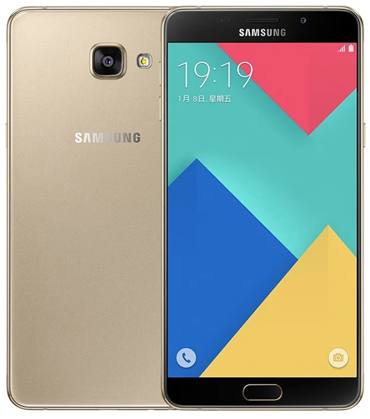 Золотой samsung Galaxy A9, A9000, четыре ядра, 4G, LTE, две sim-карты, Smatphone, 6,0 дюймов, 13 МП ram, 3G rom, 32G, 1080 P, Wif, gps, мобильный телефон - Цвет: Золотой