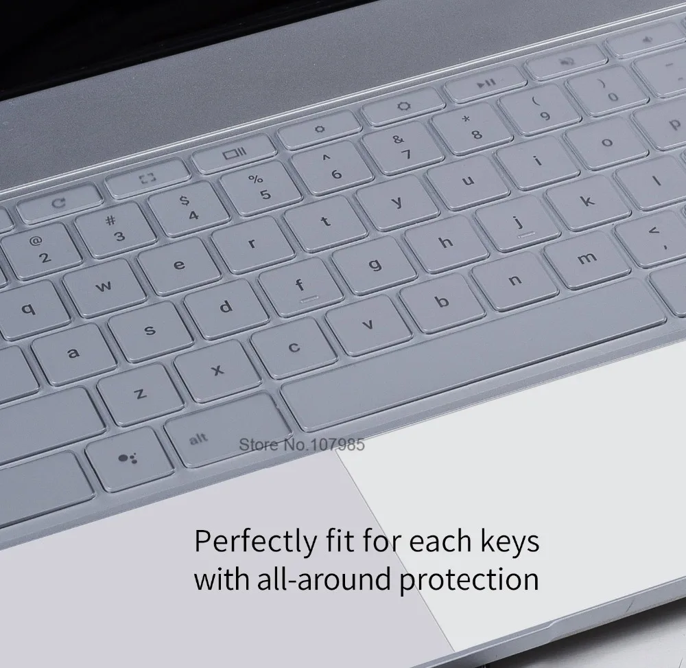 Для Google Pixelbook 12," сенсорный экран Chromebook крышка клавиатуры ультра тонкий прозрачный для клавиатуры ноутбука из ТПУ защитное покрытие