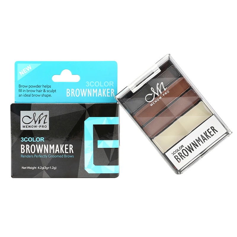 1 шт. Красота макияж естественный трехмерный высокого света бровей порошок