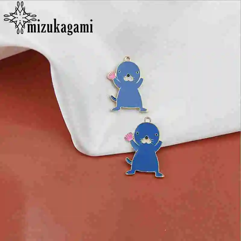 Цинковый сплав, эмаль, амулеты, мультфильм, кот, музыка, амулеты, Кулон, 10 шт./лот, для DIY, модные аксессуары для изготовления ювелирных изделий