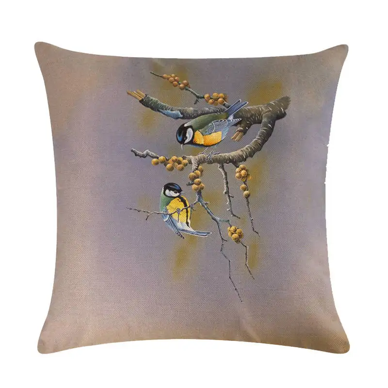 Наволочки 45*45 см kingfisher Birds подушки с узором декоративные наволочки для дома
