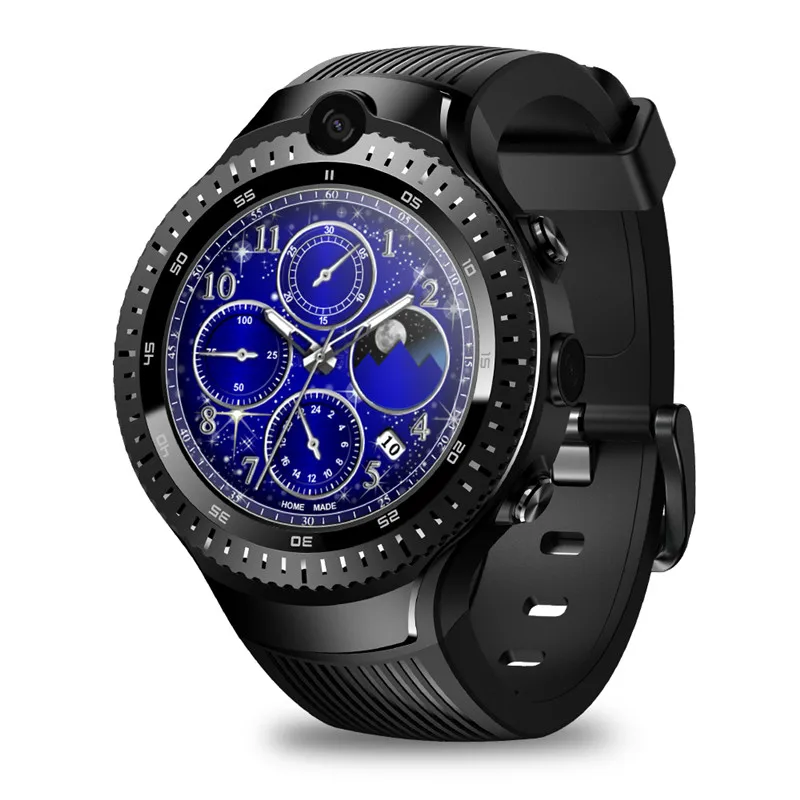 Умные часы Zeblaze THOR 4 с двумя GPS смарт часами телефон MTK6739 16 ГБ 1 Гб 5 Мп + камера для