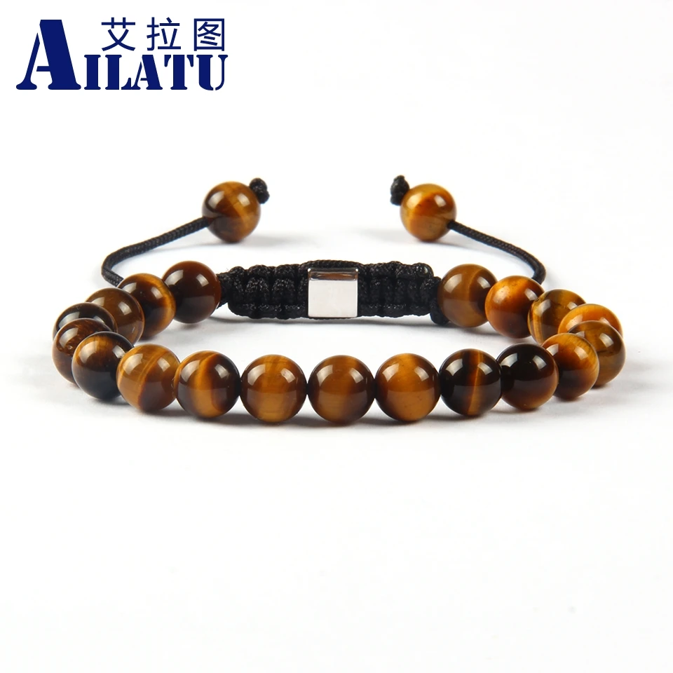 Модный натуральный тигровый глаз Ailatu лазурит светильник зеленый и синий