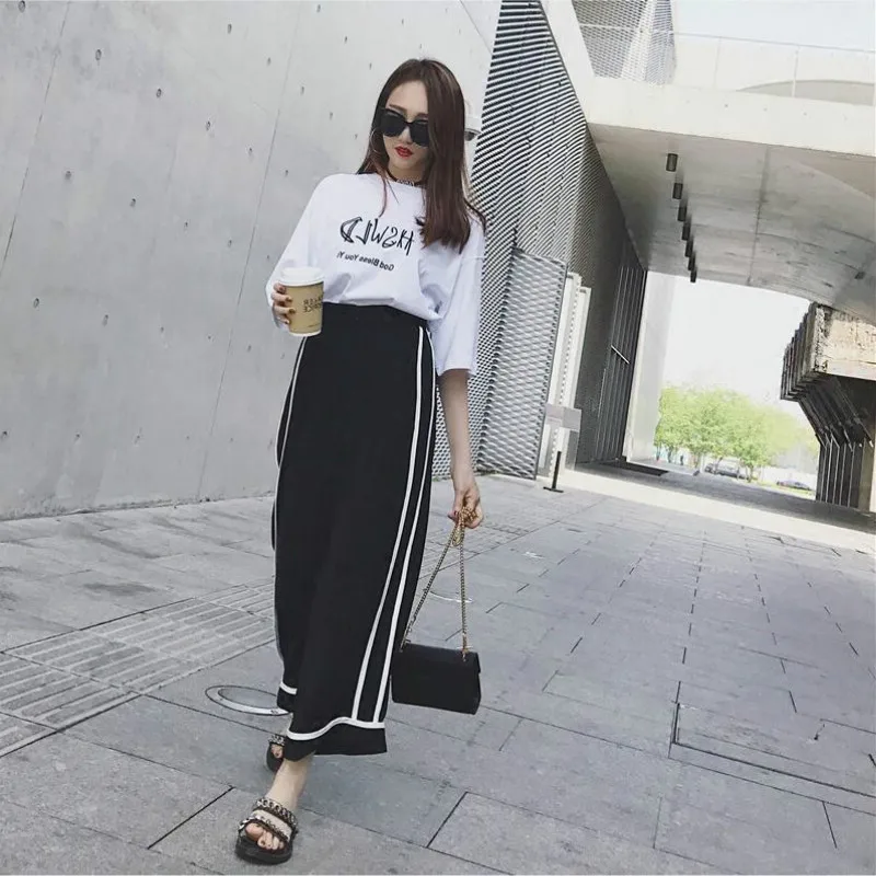 Женский Повседневный Спортивный костюм лето 2019 новая модная Корейская рубашка с