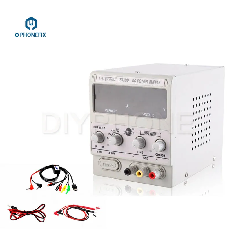 PPD 1505DD светодиодный цифровой Дисплей Регулируемый DC Питание 110V 220V 0 15V 5A для