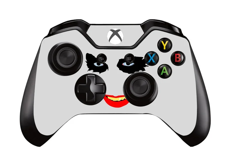 0084 Джокер дизайн виниловая кожа Наклейка чехол для microsoft xbox ONE консоль с наклейка на джойстик Чехлы для xbox one контроллер - Цвет: 0084
